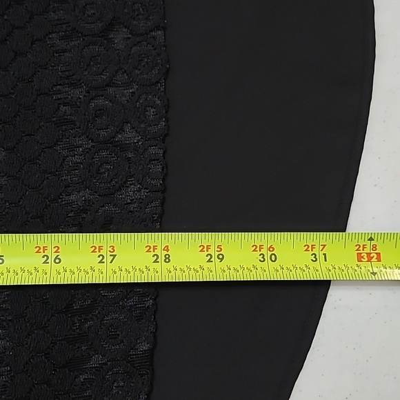 Zac & Rachel Light & Airy Black 3/4 Sleeve Top with front lace overlay size 2X - Picture 8 of 8
